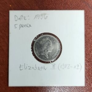 1996 Canada Five Pence Coin